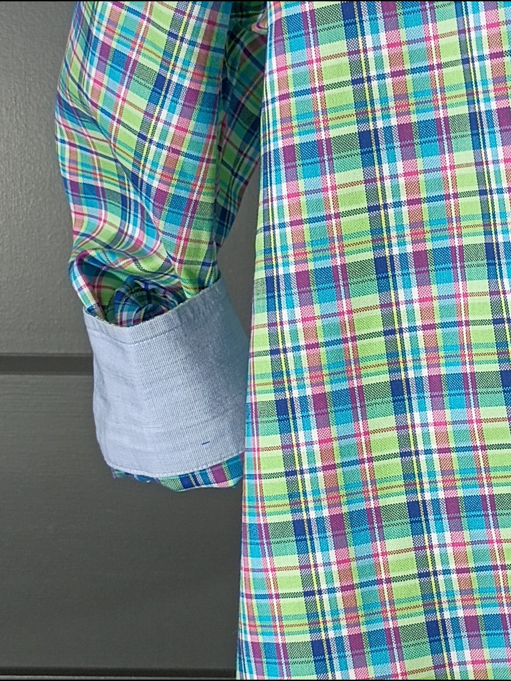 Upcycled Women's Ralph Lauren Ruffled Collar Shirt - Picture 9 of 11
